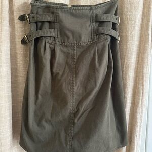 Marc Jacobs Olive Green Twill Skirt size 2
